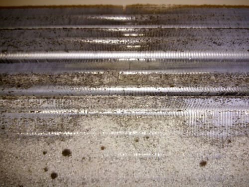 アルミフィンの施工前写真