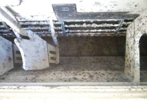 ファン・吹き出し口の施工前写真