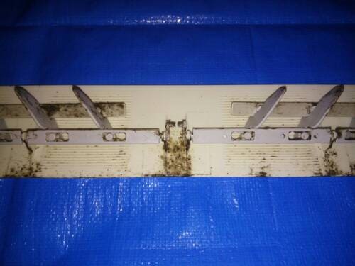 ルーバーの施工前写真