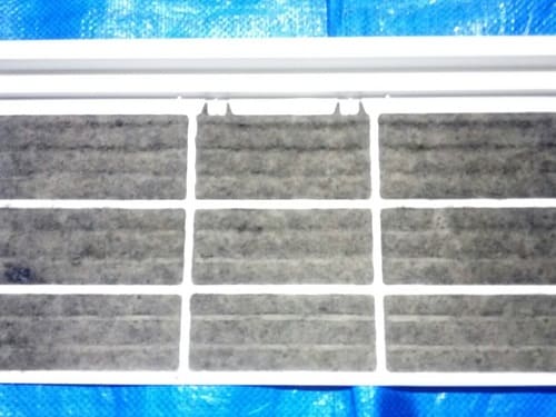 フィルターの施工前写真