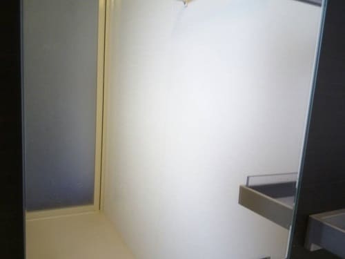鏡の施工後写真