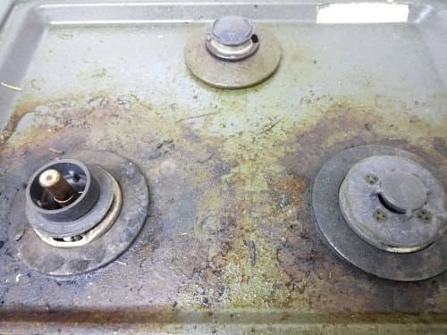 ガス台の施工前写真