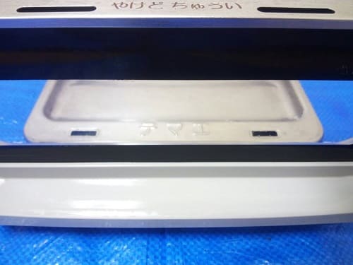 魚焼きグリルの施工後写真