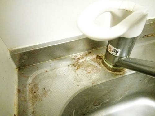 シンク・蛇口の施工前写真