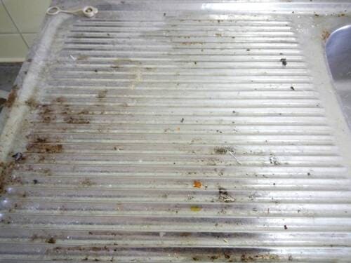 調理台の施工前写真