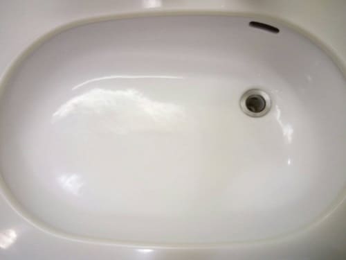 洗面ボウルの施工後写真